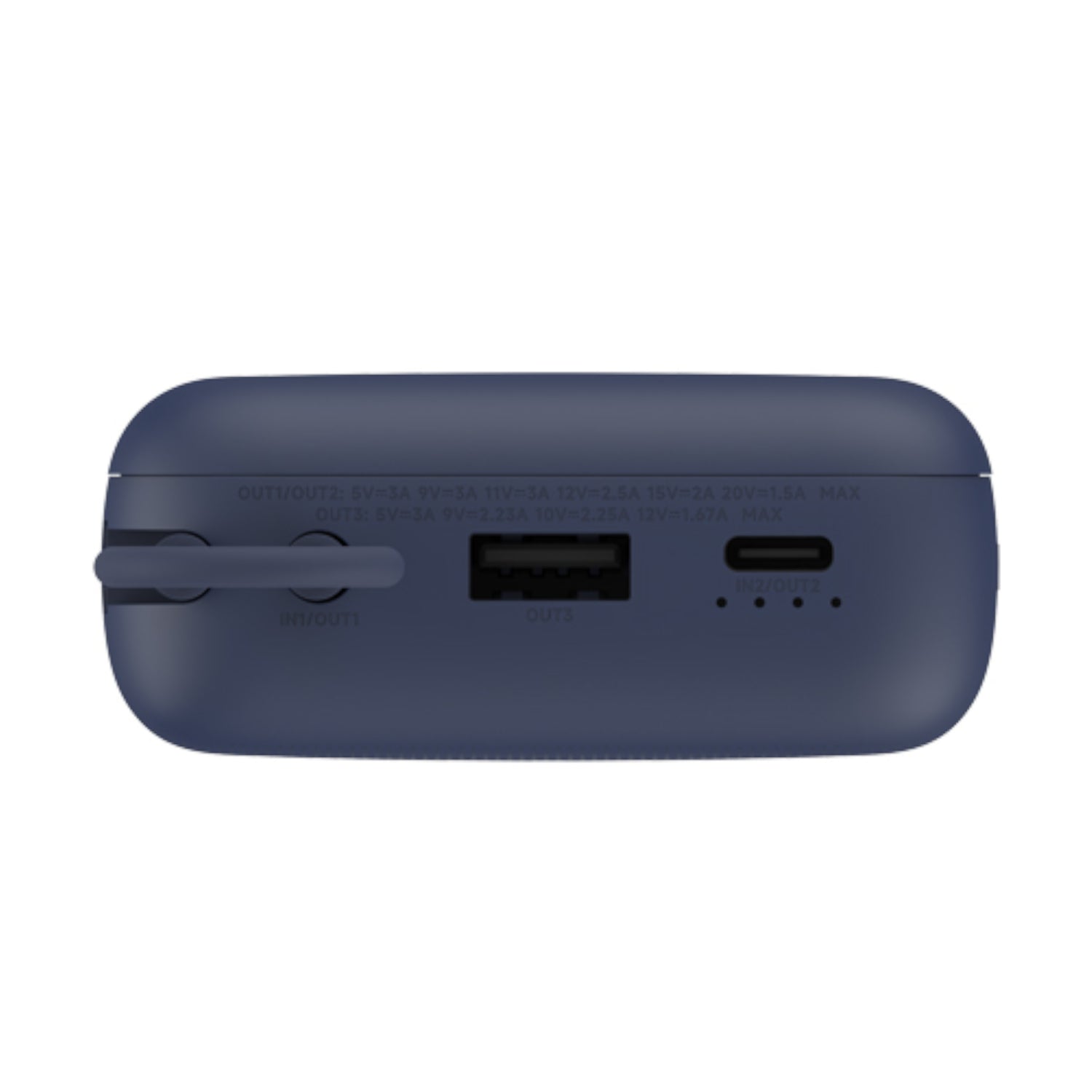 Xiaomi 33W Power Bank 20000MAH (integrated Cable) – Blue image 5