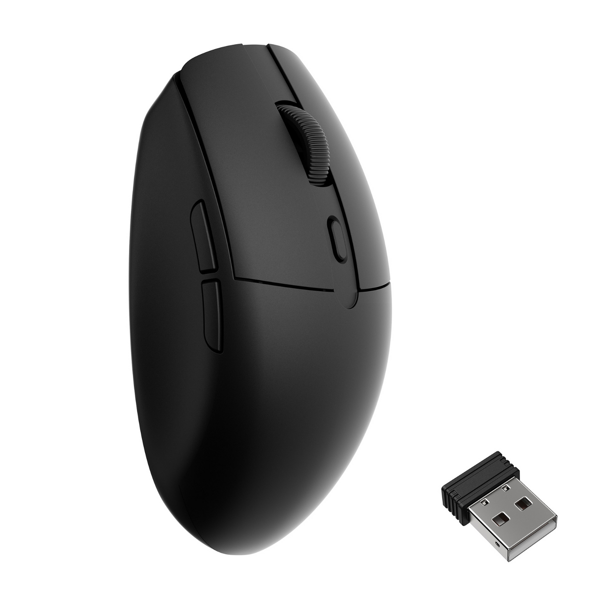Keychron BM22-A9 Keychron 1K Huano Micro Switch Wireless Mouse (BT/2.4GHZ/WIRED) Black image 2