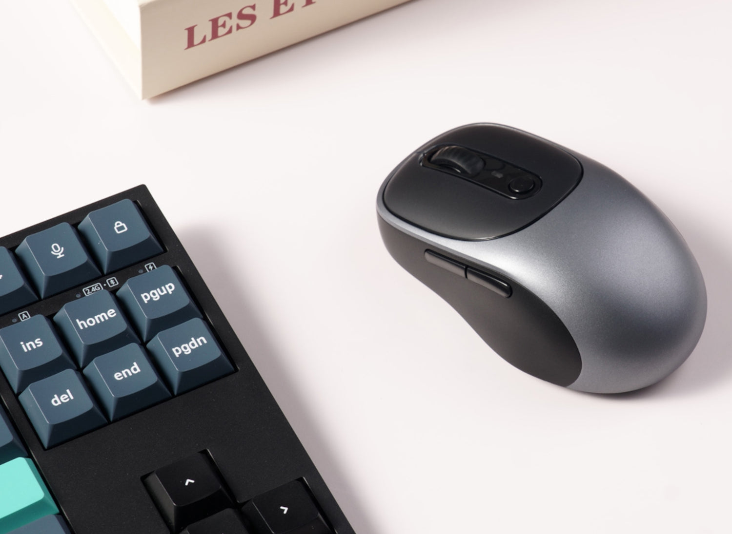 Keychron BM24 Wireless Silent Mouse Metal Grey image 3
