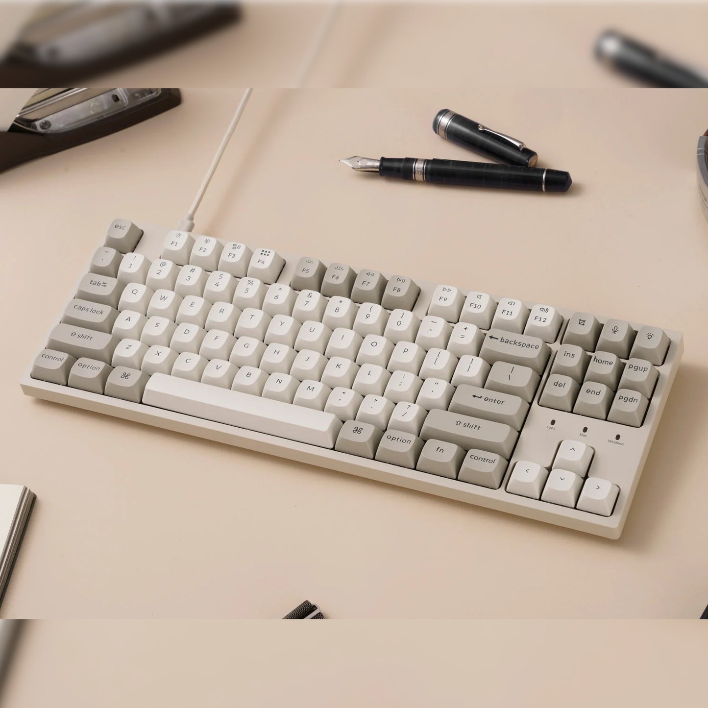 Keychron C1 Pro 8K 80% Super Red Hot-Swappable RGB Wired Mechanical Keyboard image 5