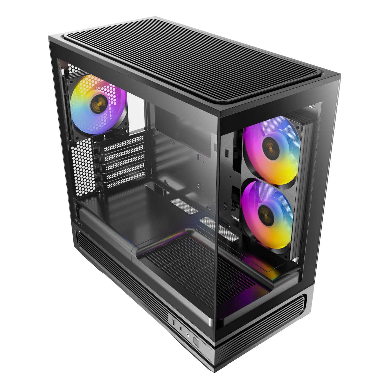 Antec C2M ARGB Compact Micro-Atx Gaming Chassis Black image 4