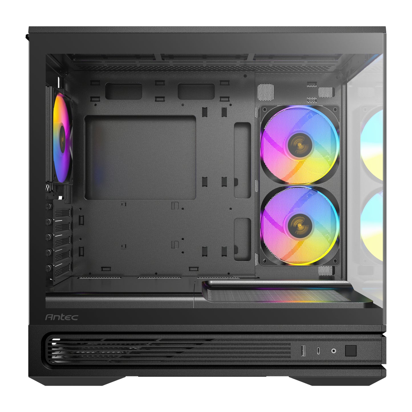 Antec C2M ARGB Compact Micro-Atx Gaming Chassis Black image 5