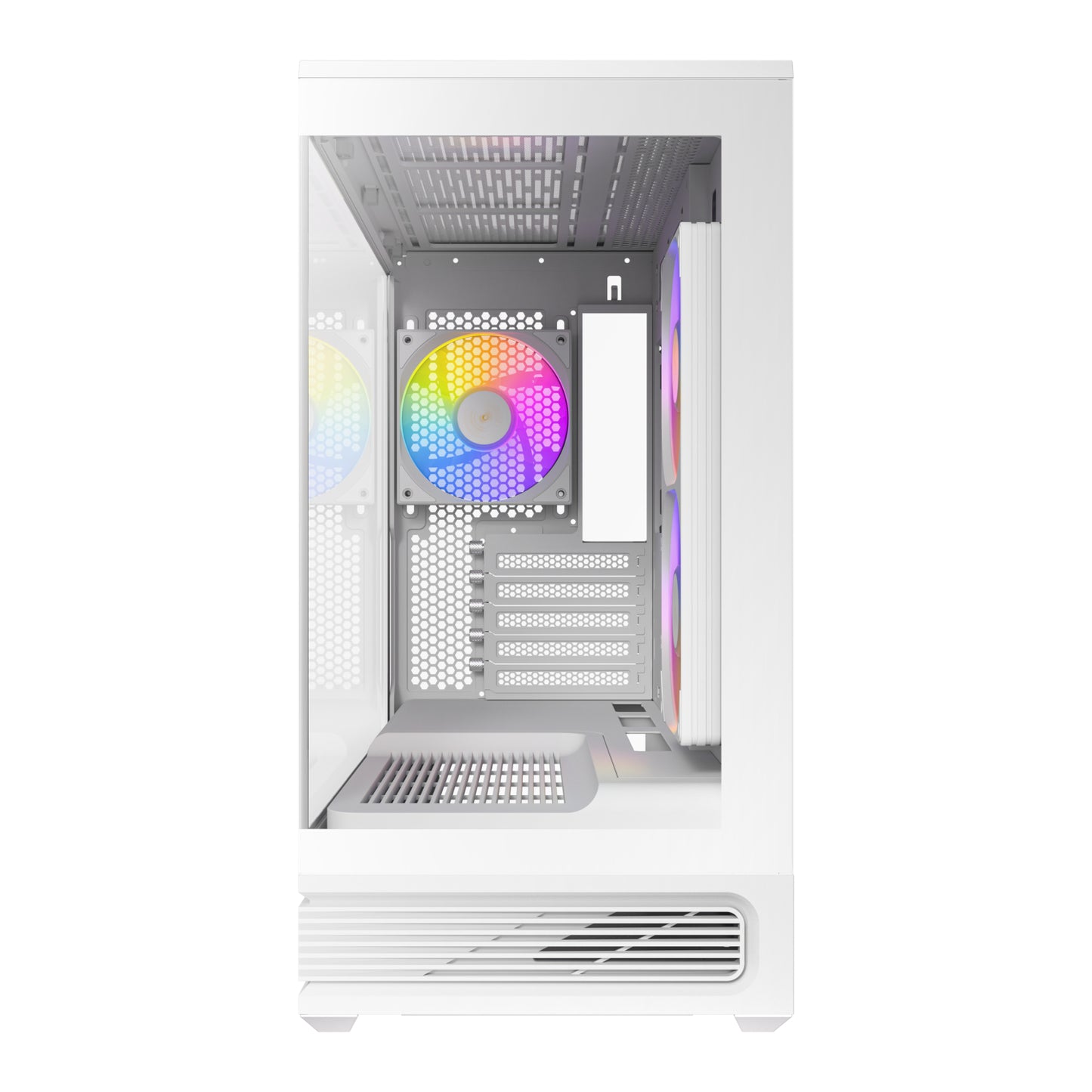 Antec C2M ARGB Compact Micro-Atx Gaming Chassis White image 2