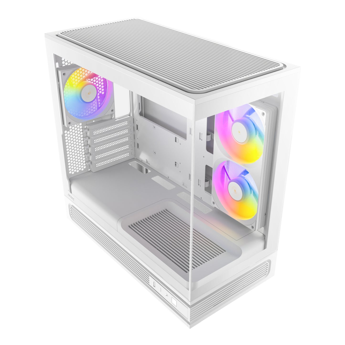 Antec C2M ARGB Compact Micro-Atx Gaming Chassis White image 4