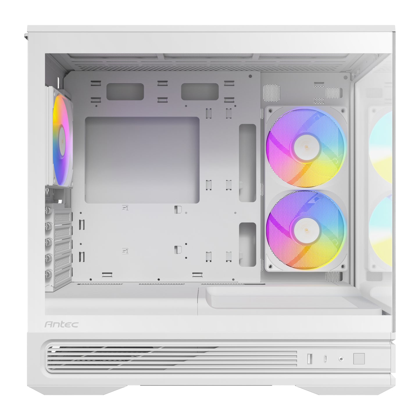 Antec C2M ARGB Compact Micro-Atx Gaming Chassis White image 5