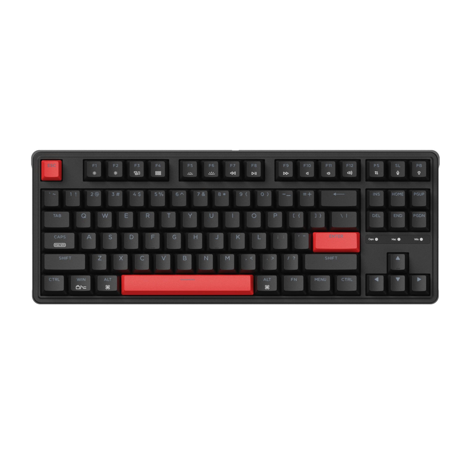 Keychron C3 Pro Qmk/Via Wired Mechanical Keyboard (80% Layout, Red Switches, Abs Keycaps) image 2