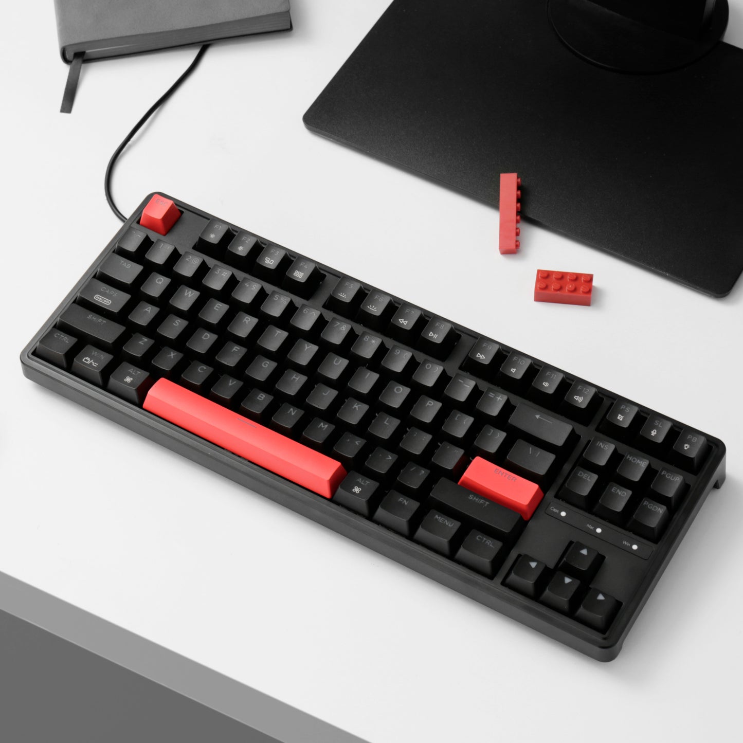 Keychron C3 Pro Qmk/Via Wired Mechanical Keyboard (80% Layout, Red Switches, Abs Keycaps) image 3