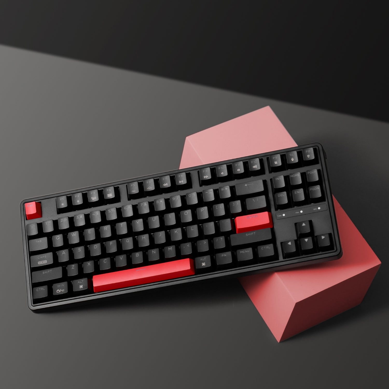Keychron C3 Pro Qmk/Via Wired Mechanical Keyboard (80% Layout, Red Switches, Abs Keycaps) image 4