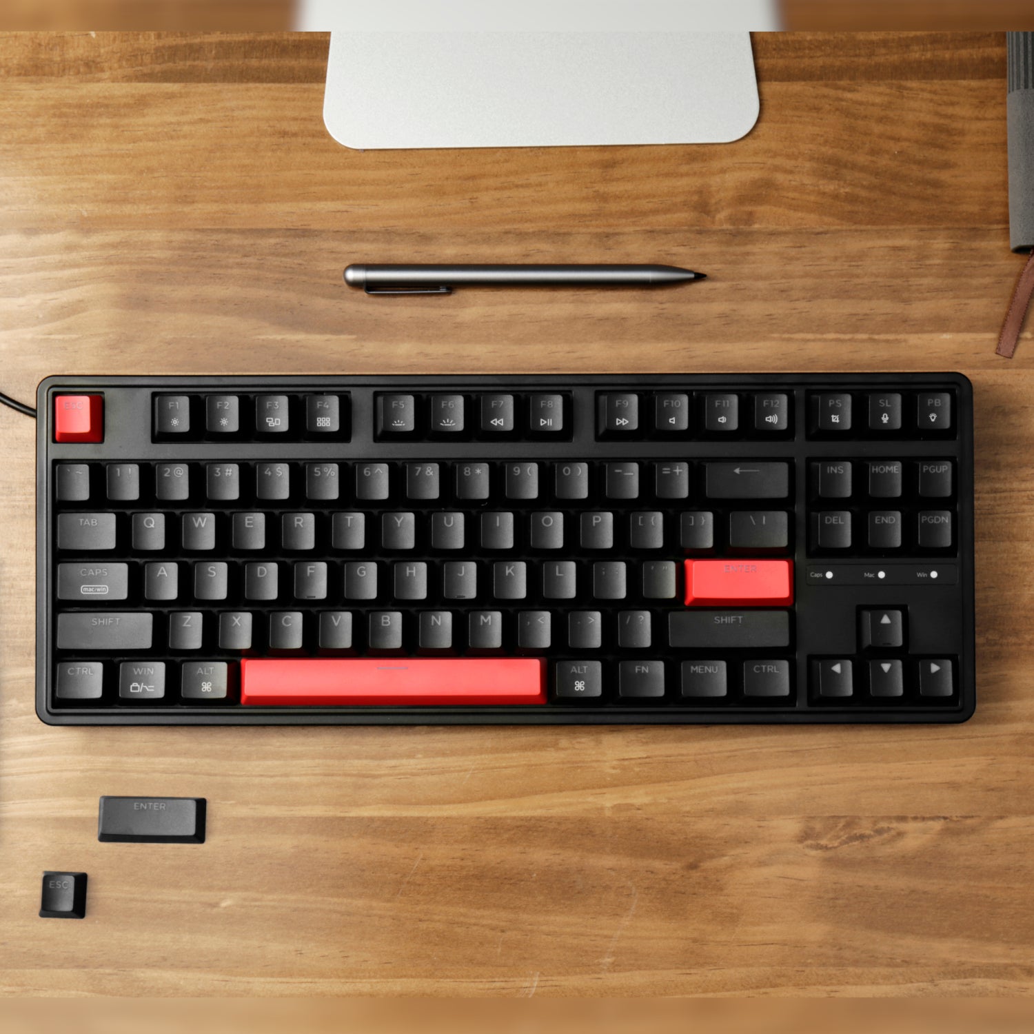Keychron C3 Pro Qmk/Via Wired Mechanical Keyboard (80% Layout, Red Switches, Abs Keycaps) image 5
