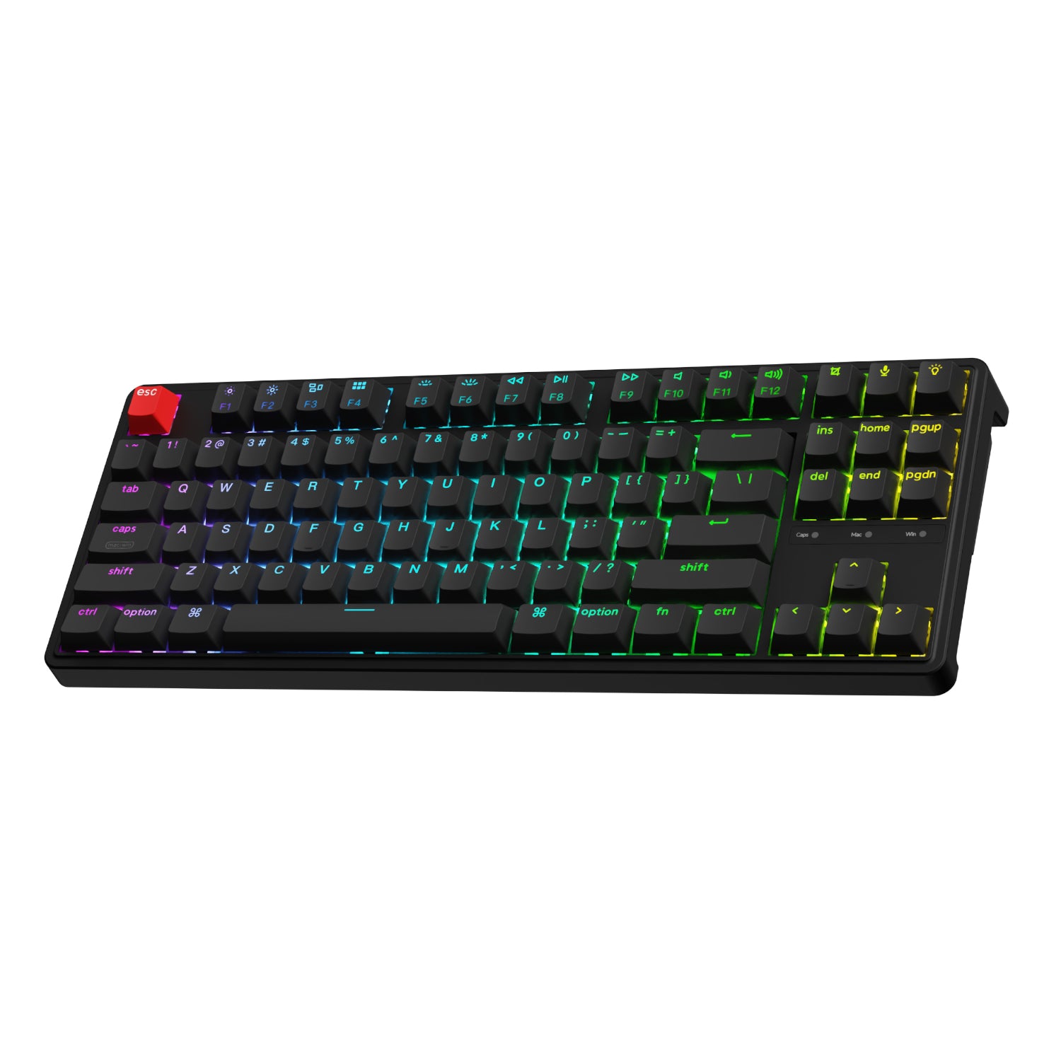 Keychron C3 Pro 8K Qmk RGB Wired Mechanical Keyboard (80% Layout, Red Super Switch Hot-Swappable) image 3