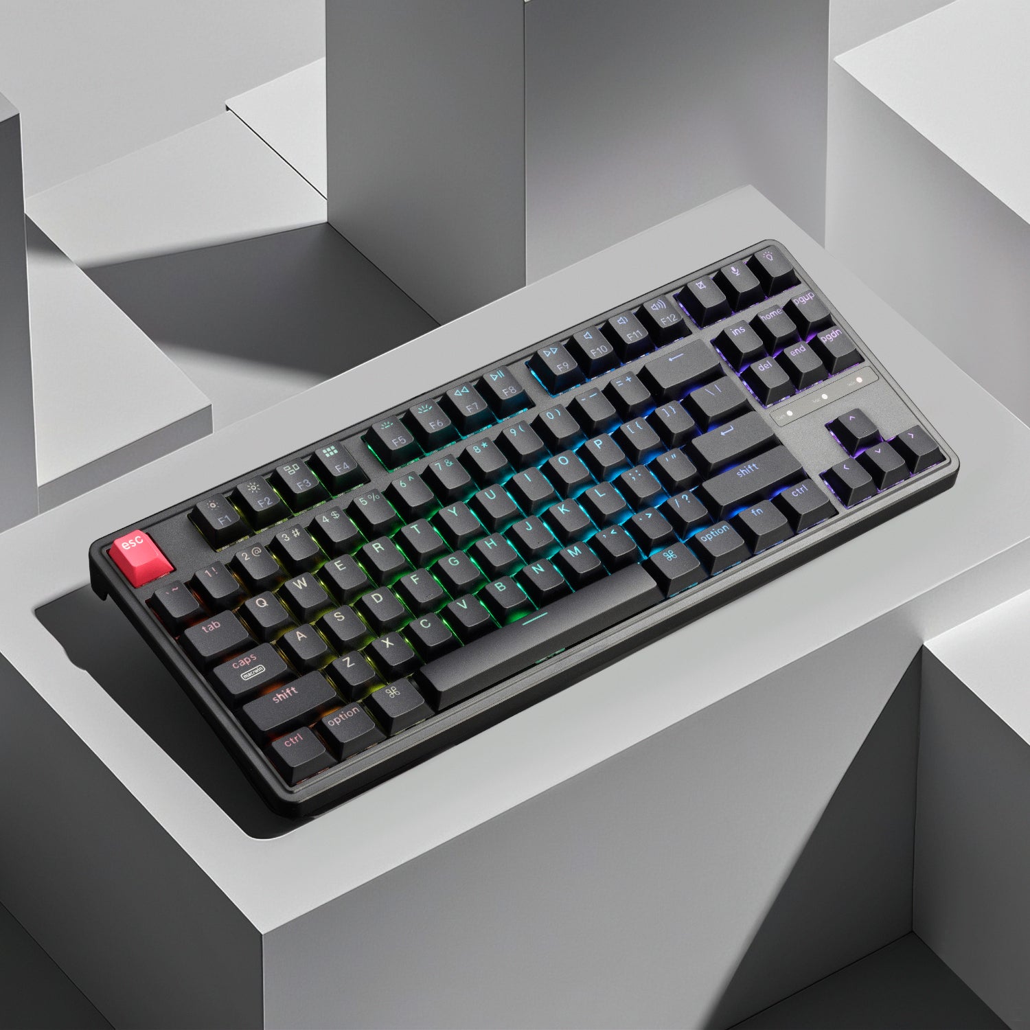 Keychron C3 Pro 8K Qmk RGB Wired Mechanical Keyboard (80% Layout, Red Super Switch Hot-Swappable) image 6
