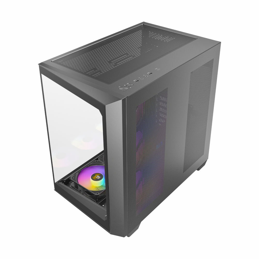 Antec C5 ARGB ATX Dual Mid Tower Gaming Chassis – Black image 6