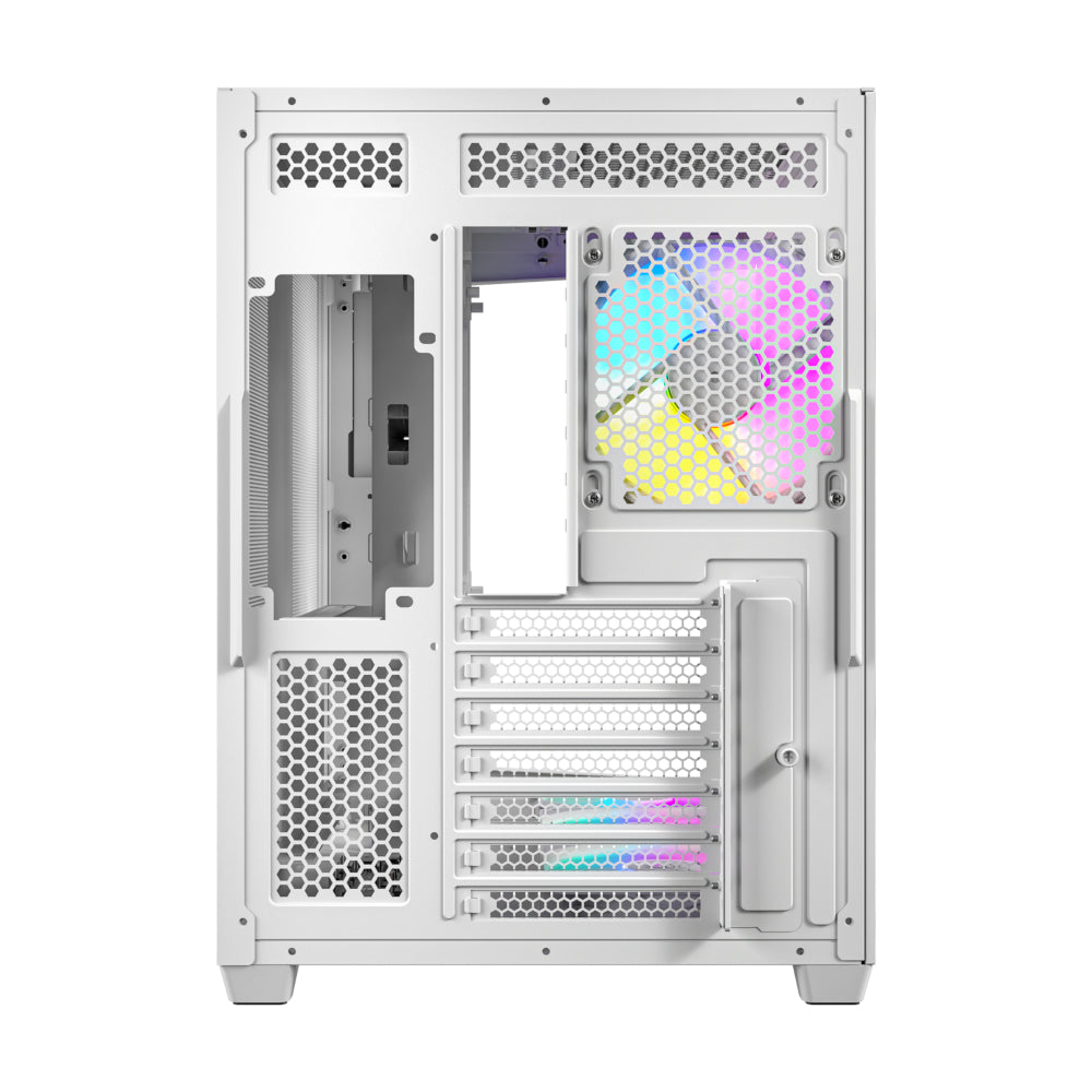Antec C5 ARGB ATX Dual Mid Tower Gaming Chassis – White image 2
