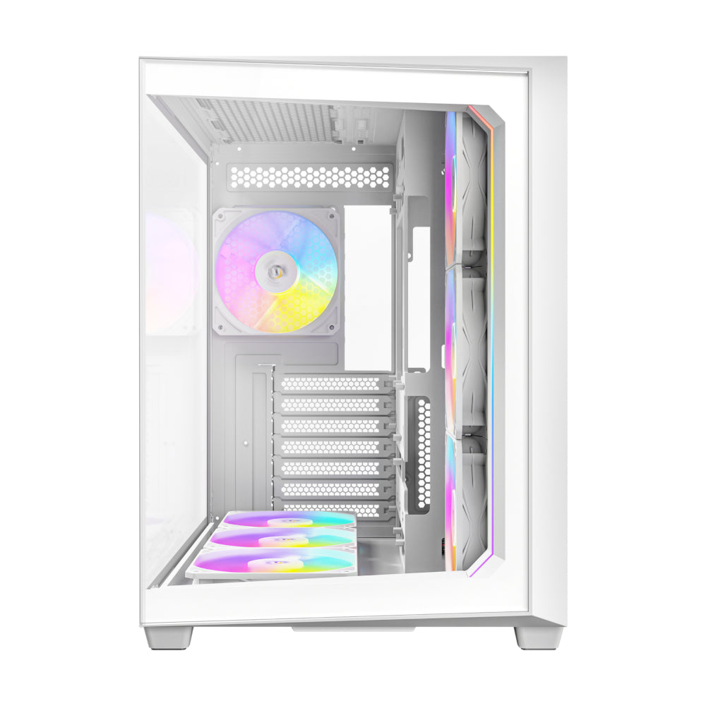 Antec C5 ARGB ATX Dual Mid Tower Gaming Chassis – White image 3