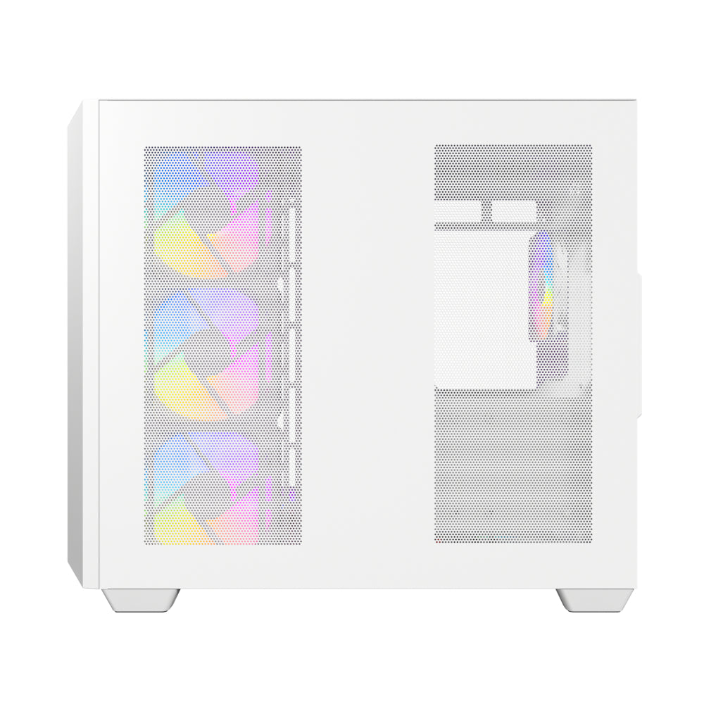 Antec C5 ARGB ATX Dual Mid Tower Gaming Chassis – White image 4