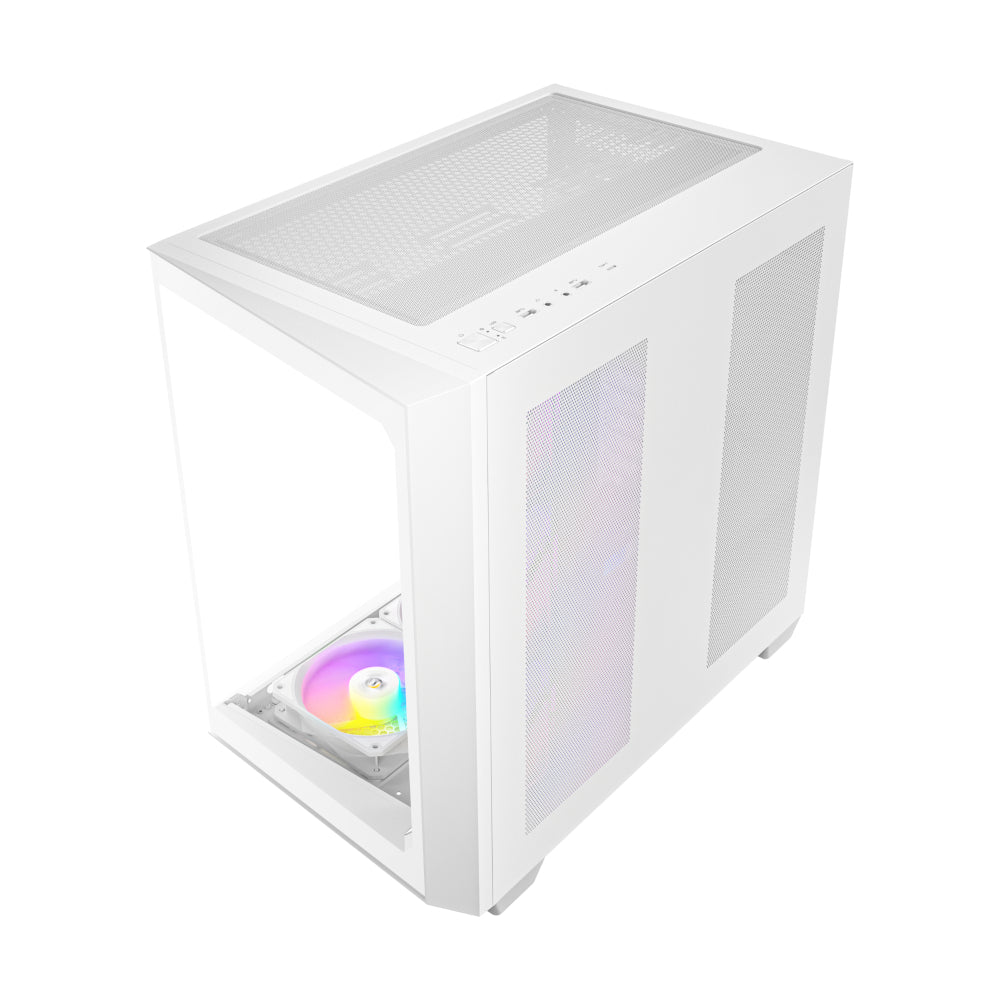 Antec C5 ARGB ATX Dual Mid Tower Gaming Chassis – White image 6