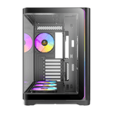 Antec C5 Curved ARGB ATX | Micro-Atx | ITX ARGB Dual Chamber Mid-Tower Gaming Chassis Black image 2