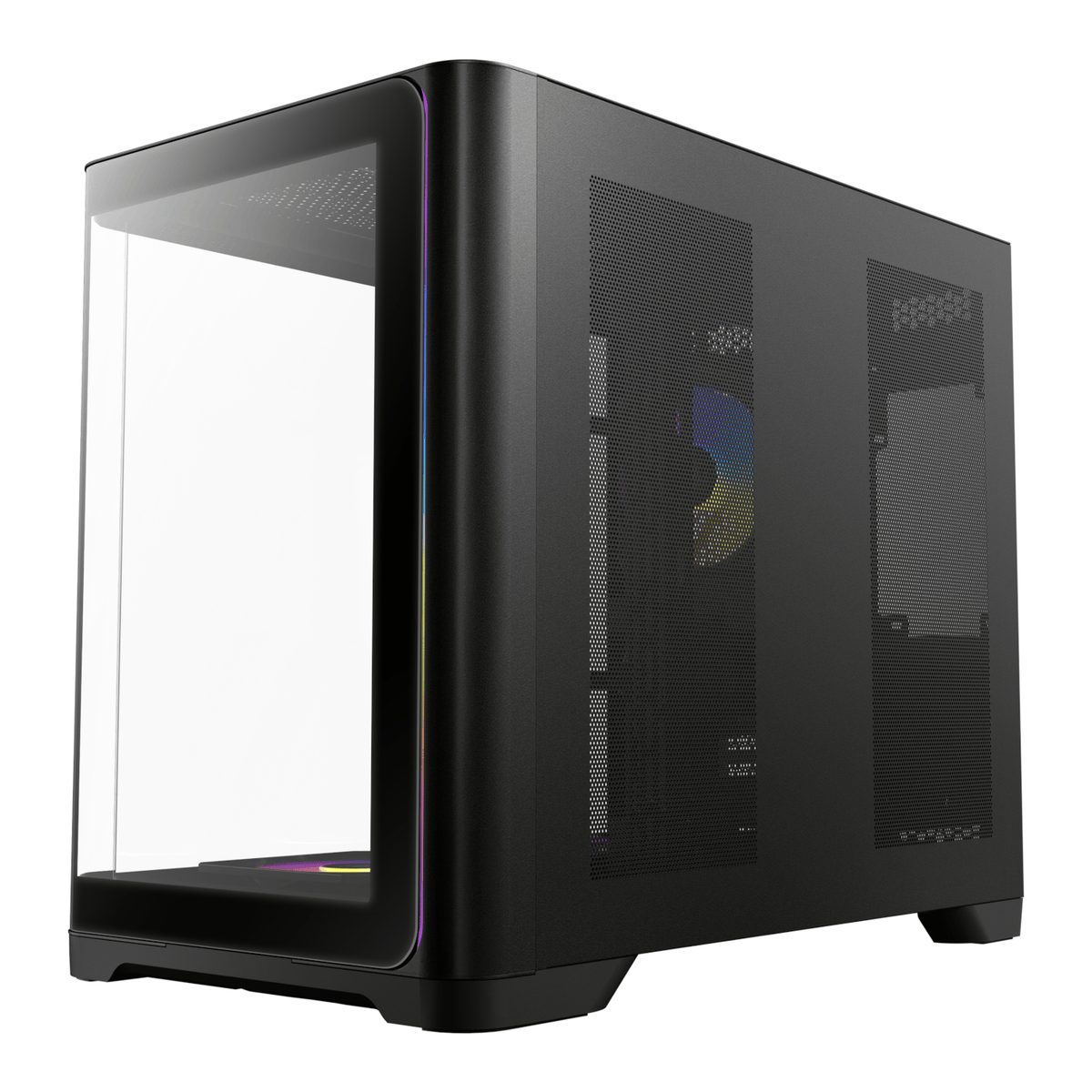 Antec C5 Curved ARGB ATX | Micro-Atx | ITX ARGB Dual Chamber Mid-Tower Gaming Chassis Black image 3