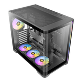 Antec C5 Curved ARGB ATX | Micro-Atx | ITX ARGB Dual Chamber Mid-Tower Gaming Chassis Black image 4