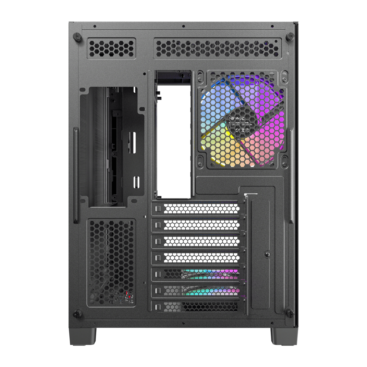 Antec C5 Curved ARGB ATX | Micro-Atx | ITX ARGB Dual Chamber Mid-Tower Gaming Chassis Black image 5