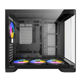 Antec C5 Curved ARGB ATX | Micro-Atx | ITX ARGB Dual Chamber Mid-Tower Gaming Chassis Black image 6