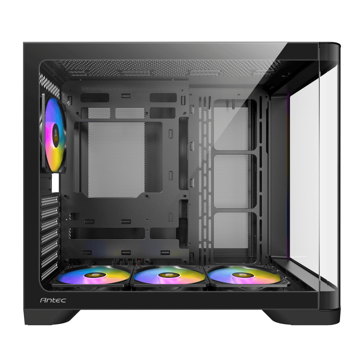 Antec C5 Curved ARGB ATX | Micro-Atx | ITX ARGB Dual Chamber Mid-Tower Gaming Chassis Black image 6