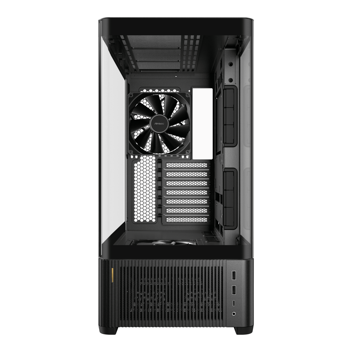 Antec C6 Curved Air ATX | Micro-Atx | ITX Mid-Tower Gaming Chassis Black image 2