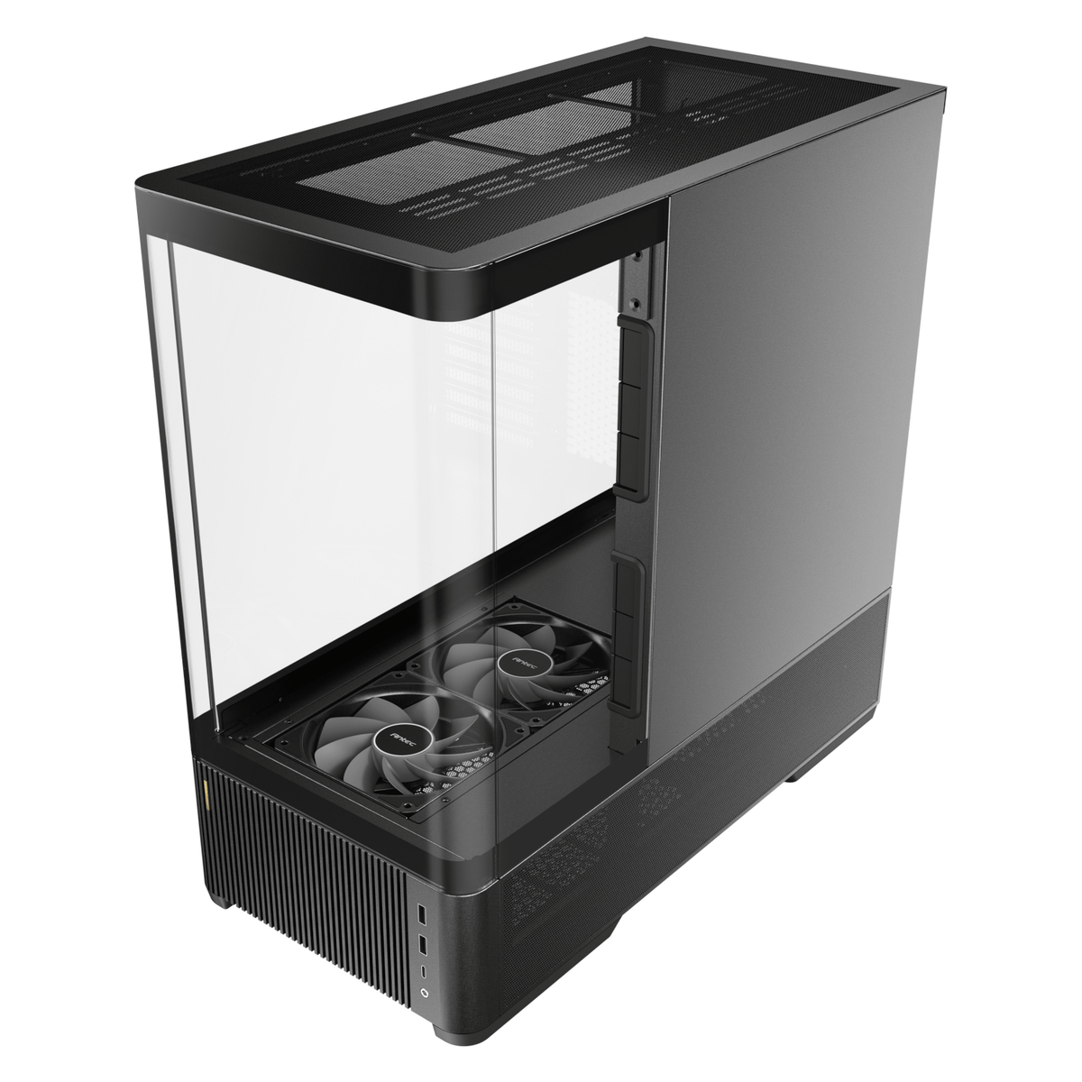 Antec C6 Curved Air ATX | Micro-Atx | ITX Mid-Tower Gaming Chassis Black image 3
