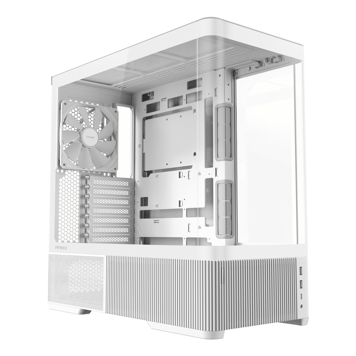 Antec C6 Curved Air ATX | Micro-Atx | ITX Mid-Tower Gaming Chassis White