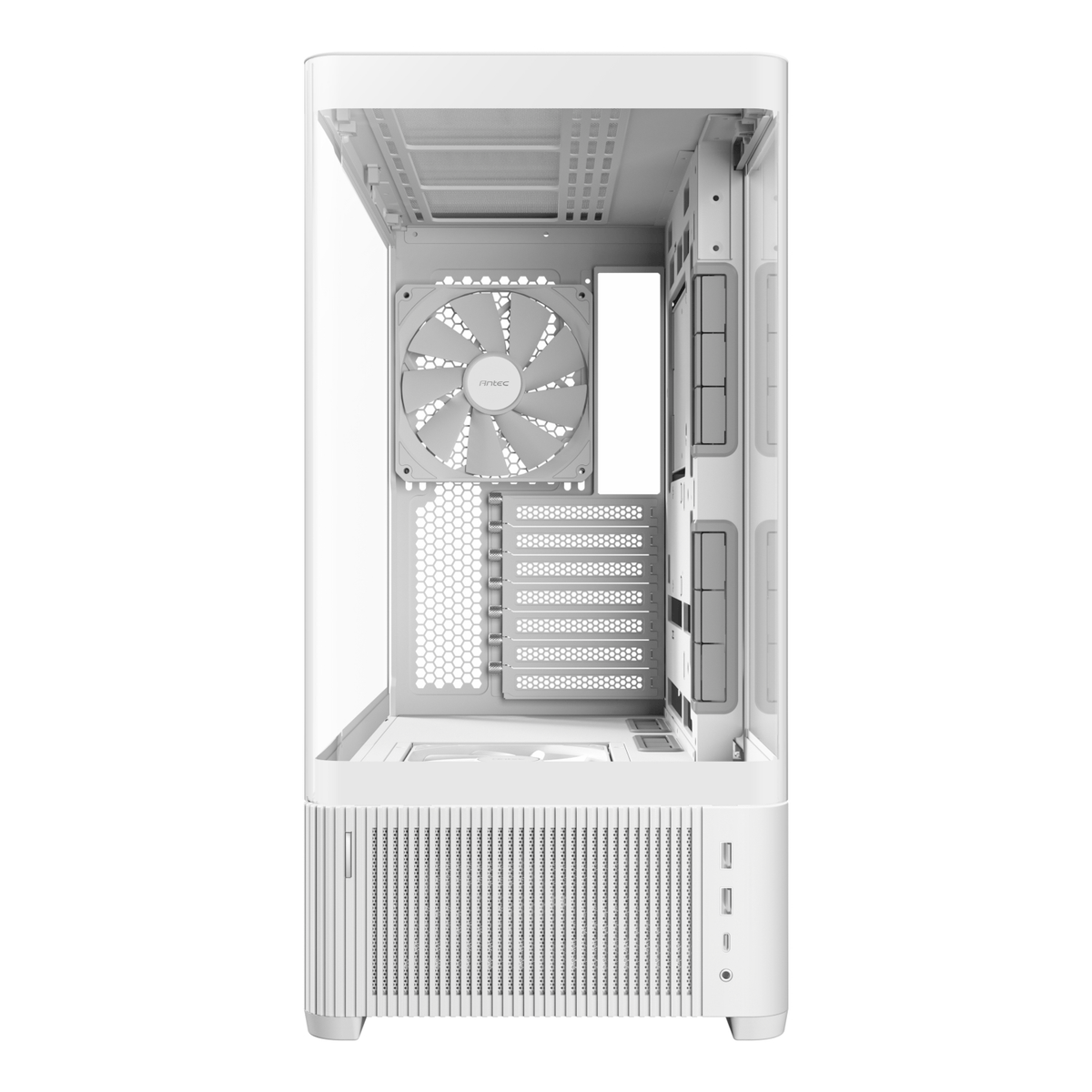 Antec C6 Curved Air ATX | Micro-Atx | ITX Mid-Tower Gaming Chassis White image 2