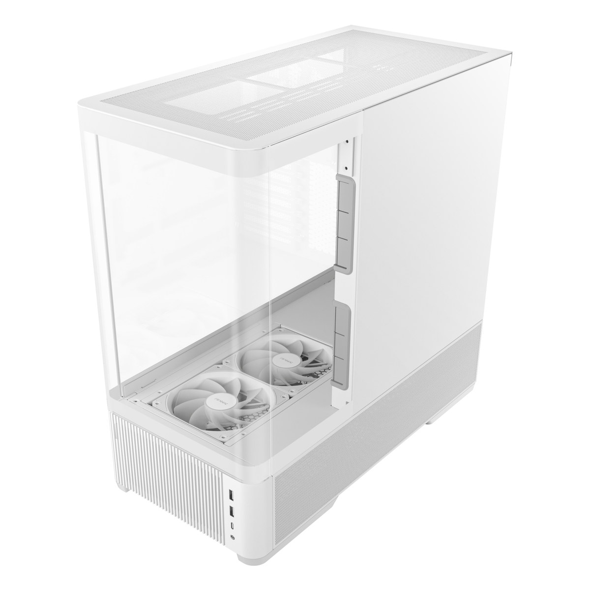 Antec C6 Curved Air ATX | Micro-Atx | ITX Mid-Tower Gaming Chassis White image 3