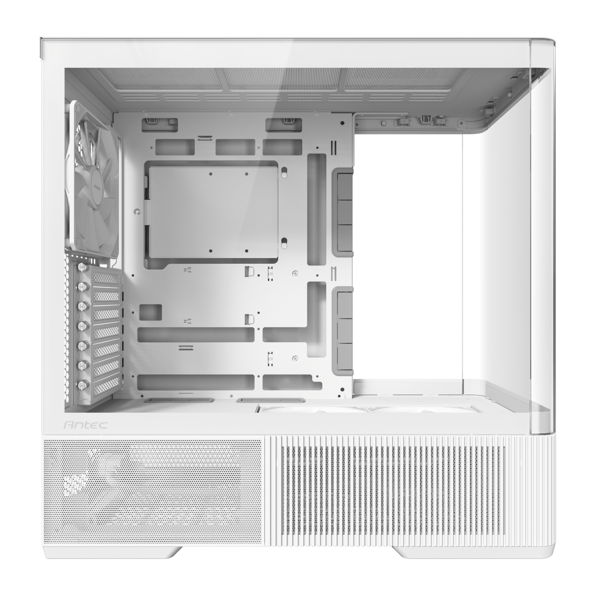 Antec C6 Curved Air ATX | Micro-Atx | ITX Mid-Tower Gaming Chassis White image 6