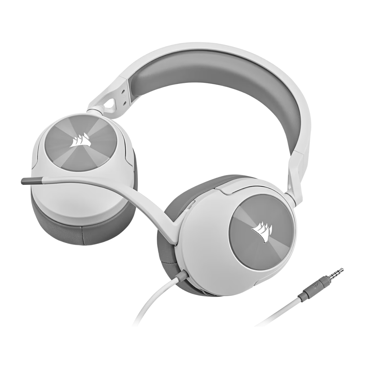 Corsair HS55 Surround Wired Gaming Headset – White image 3