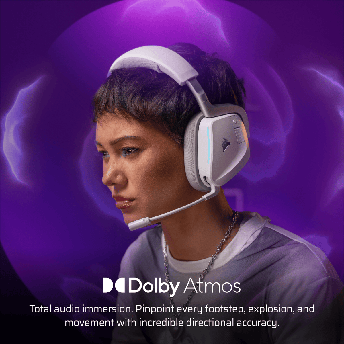Corsair Void V2 Wireless Gaming Headset White image 6