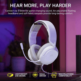 Corsair HS35 V3 Wired Gaming Headset White image 6
