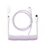 Keychron Coiled Aviator Cable Light Purple/Straight image 2