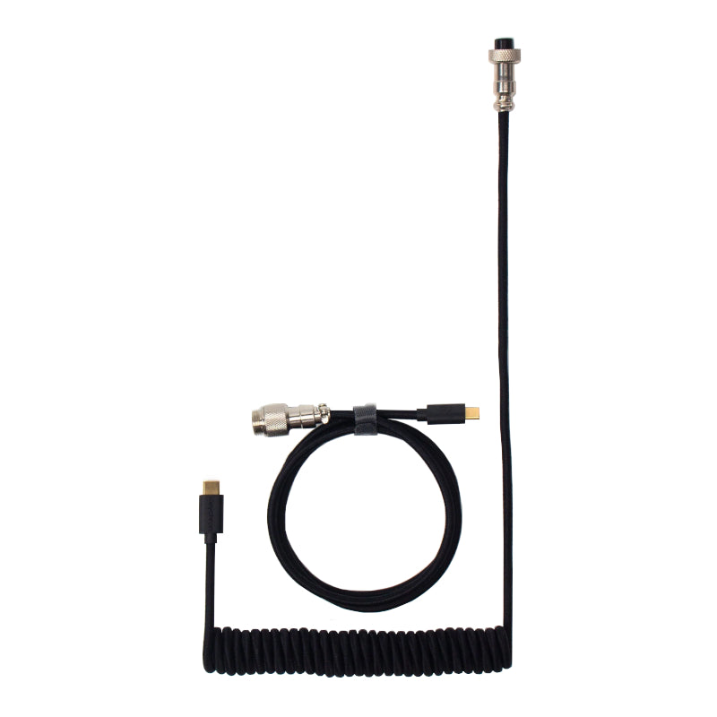 Keychron Coiled Aviator Cable Black/Straight image 2