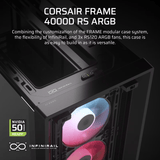 Corsair Frame 4000D RS ARGB Modular Mid-Tower PC Case Black image 3