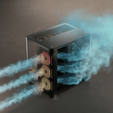 Corsair Air 5400 Lx-R RGB Icue Link Triple Chamber Mid-Tower PC Case Black image 6