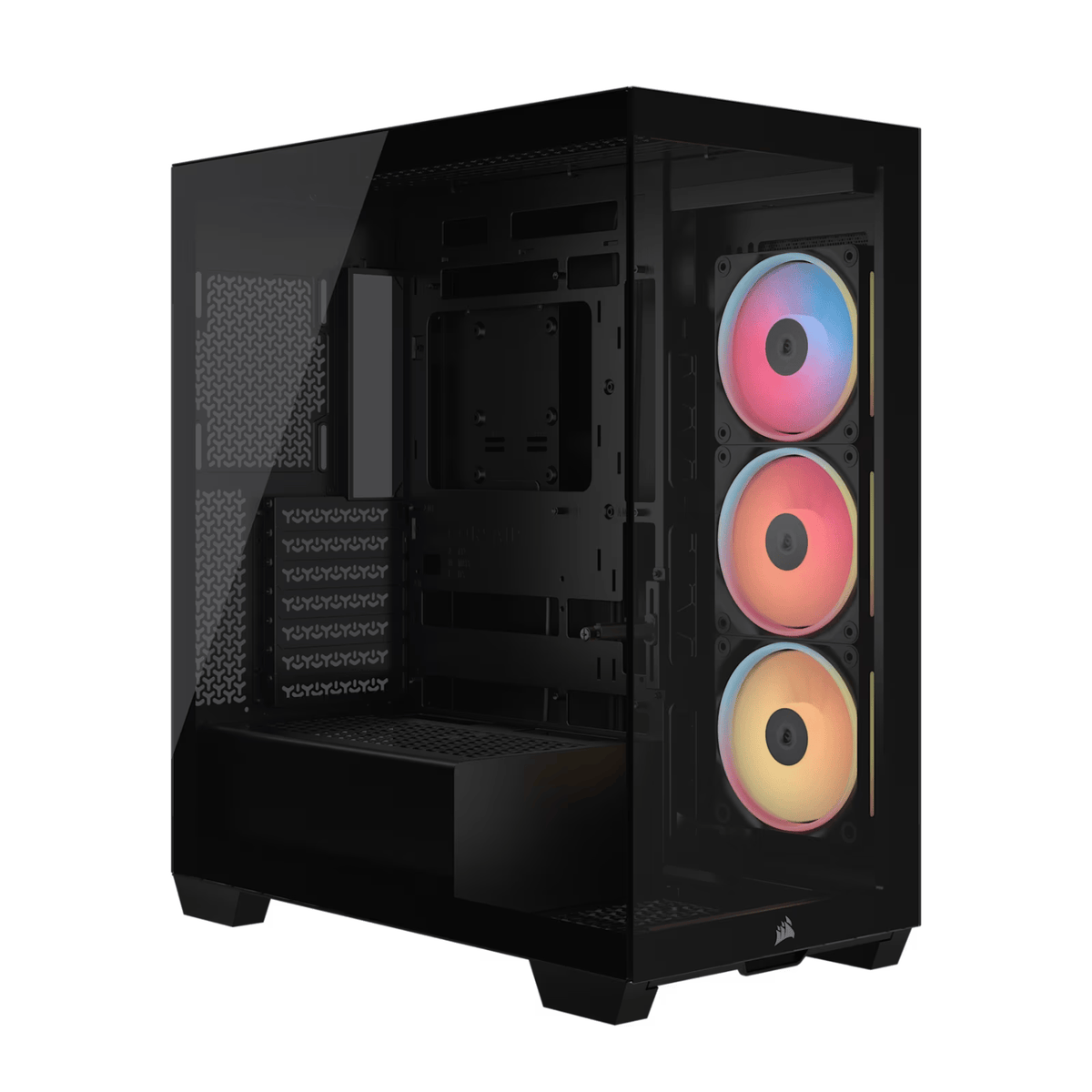 Corsair 3500X Lx-R RGB Icue Link Mid-Tower PC Case Black