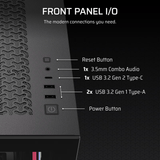 Corsair 3500X Lx-R RGB Icue Link Mid-Tower PC Case Black image 4