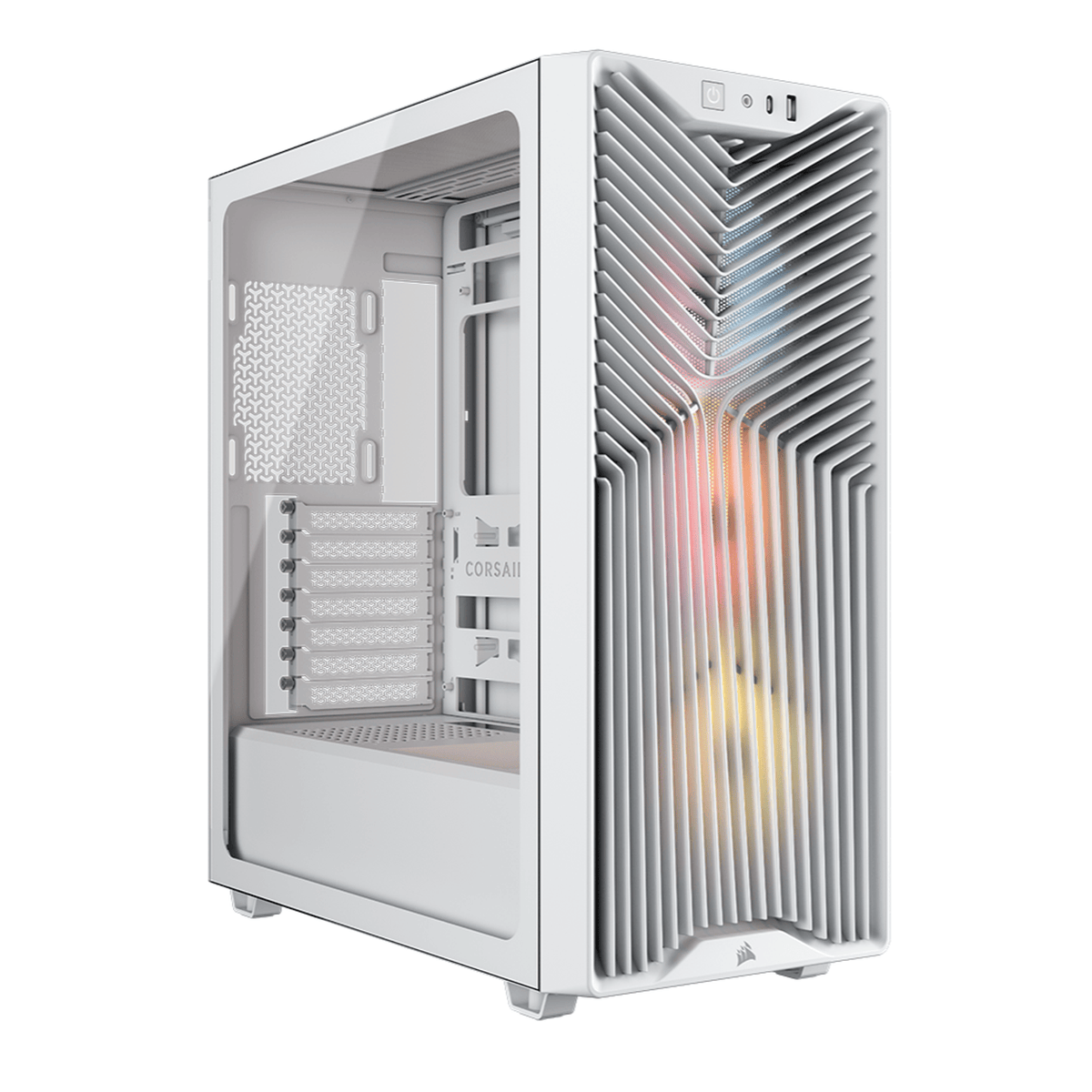 Corsair 3200D RS ARGB Mid-Tower PC Case – White
