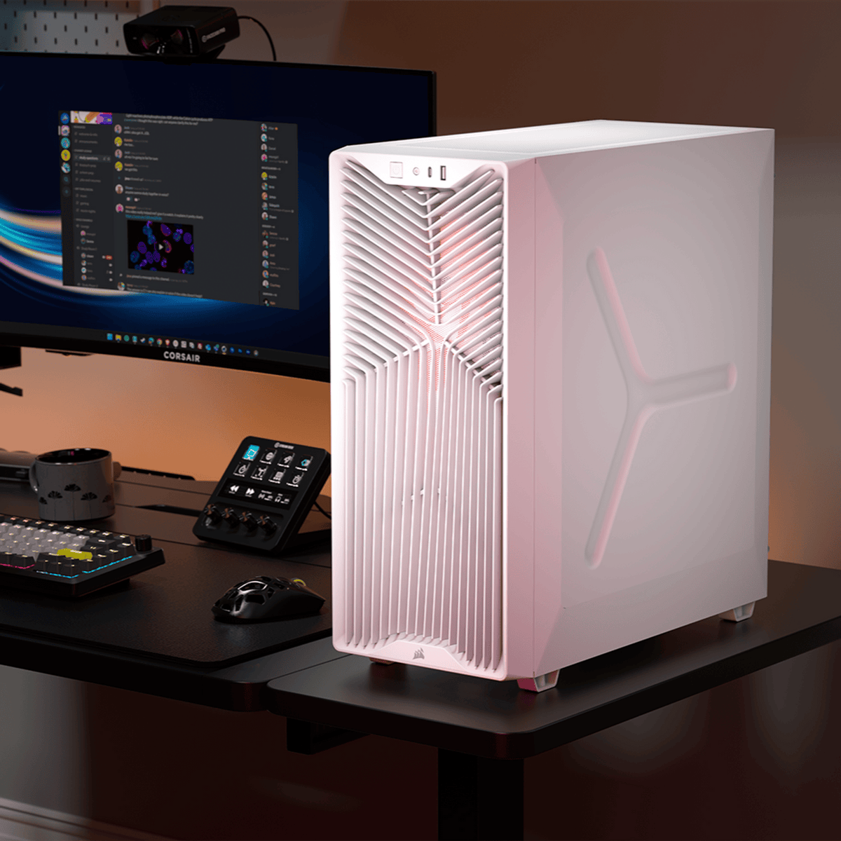 Corsair 3200D RS ARGB Mid-Tower PC Case – White image 5