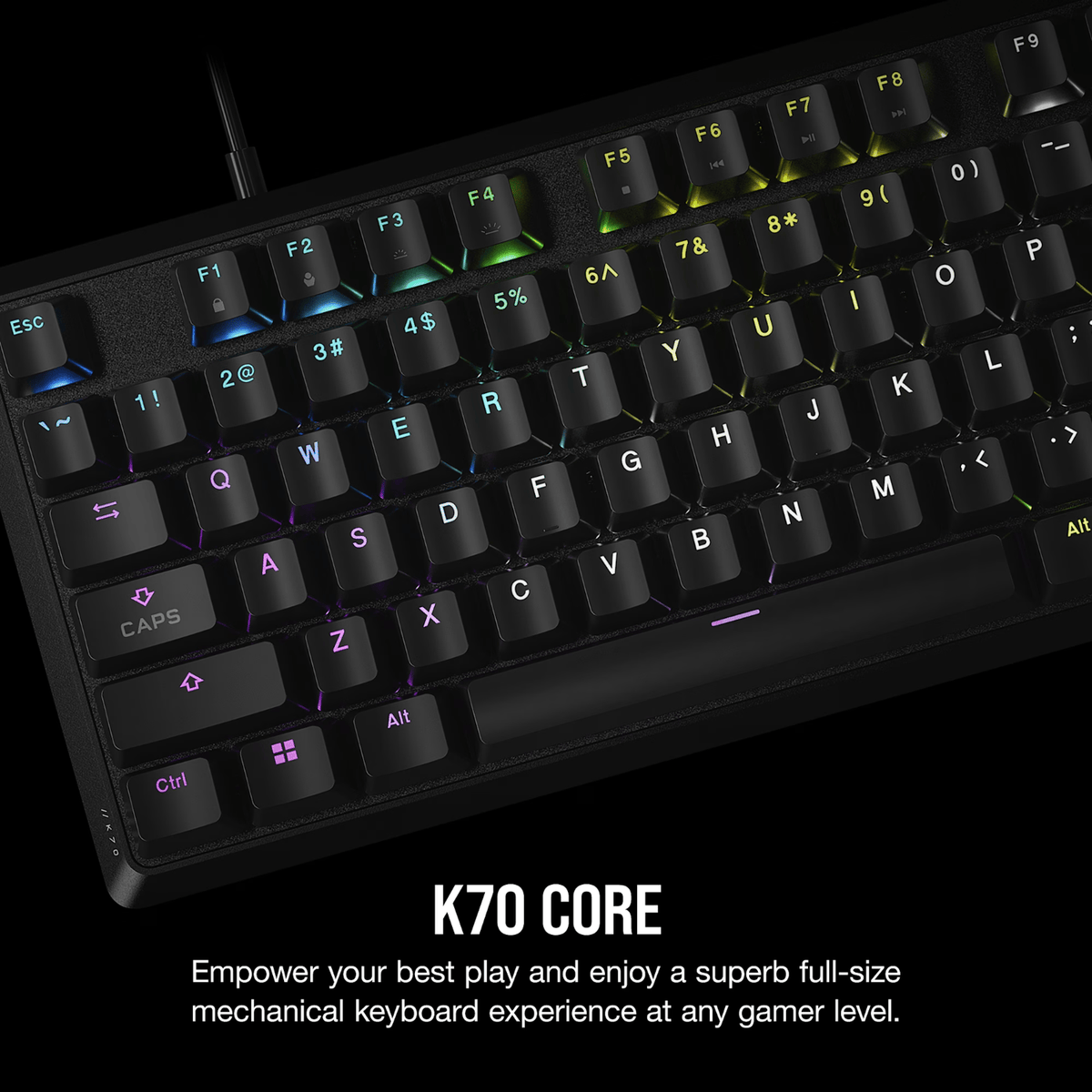 Corsair K70 Core RGB Mechanical Gaming Keyboard Black image 2