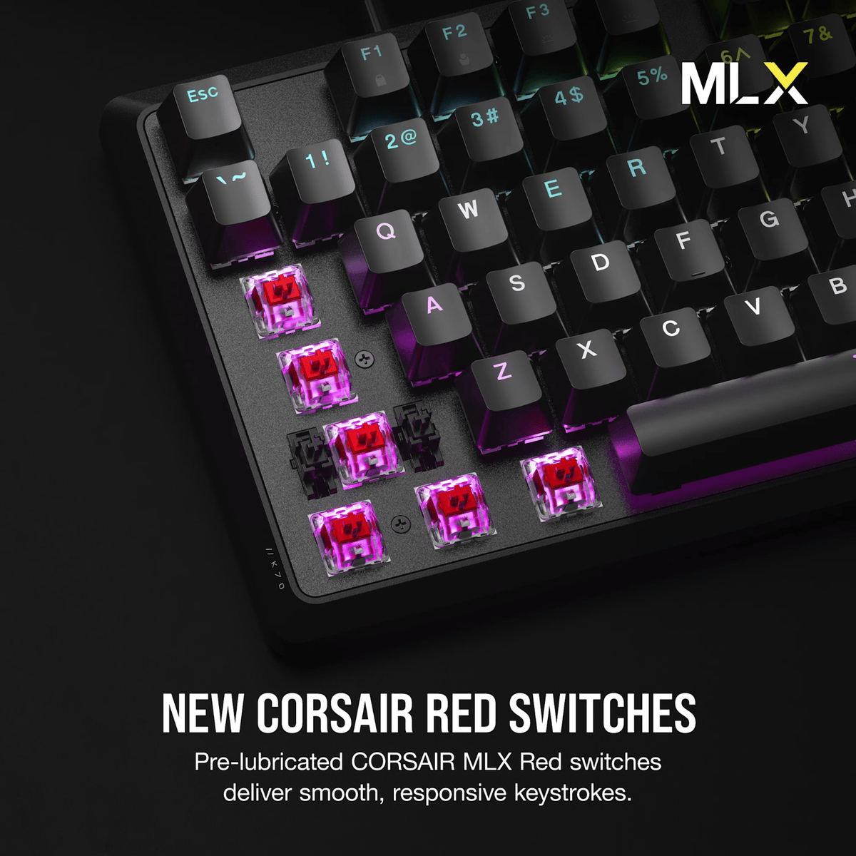 Corsair K70 Core RGB Mechanical Gaming Keyboard Black image 4
