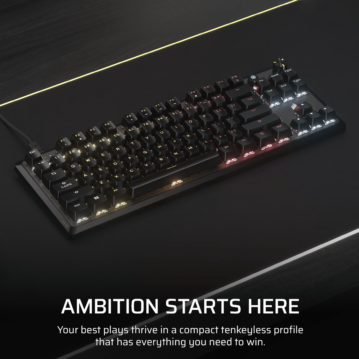 Corsair K70 Core Tkl RGB Mechanical Gaming Keyboard image 2