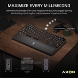 Corsair Vanguard 96 Mechanical Gaming Keyboard, Corsair Mlx Plasma Black image 3