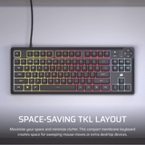 Corsair K55 Core Tkl RGB Gaming Keyboard image 3
