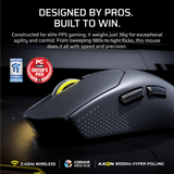 Corsair Sabre V2 Pro Ultralight Wireless 30000 DPI Gaming Mouse Black image 2