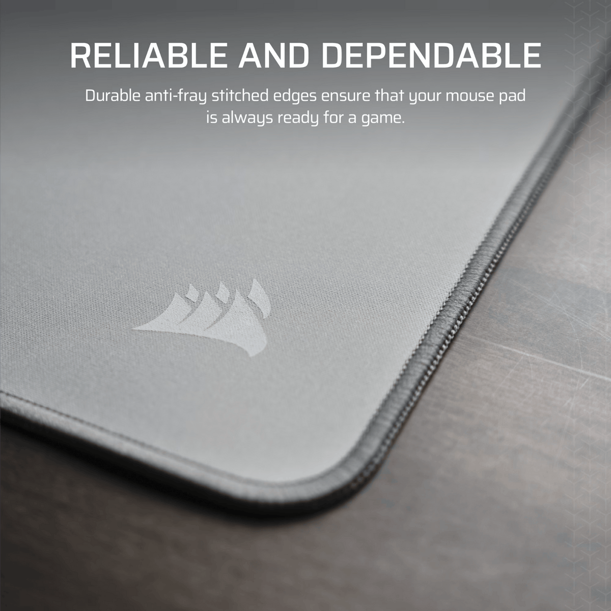 Corsair MM Anti-Fray Cloth Medium Gaming Mouse Pad – Gray image 5